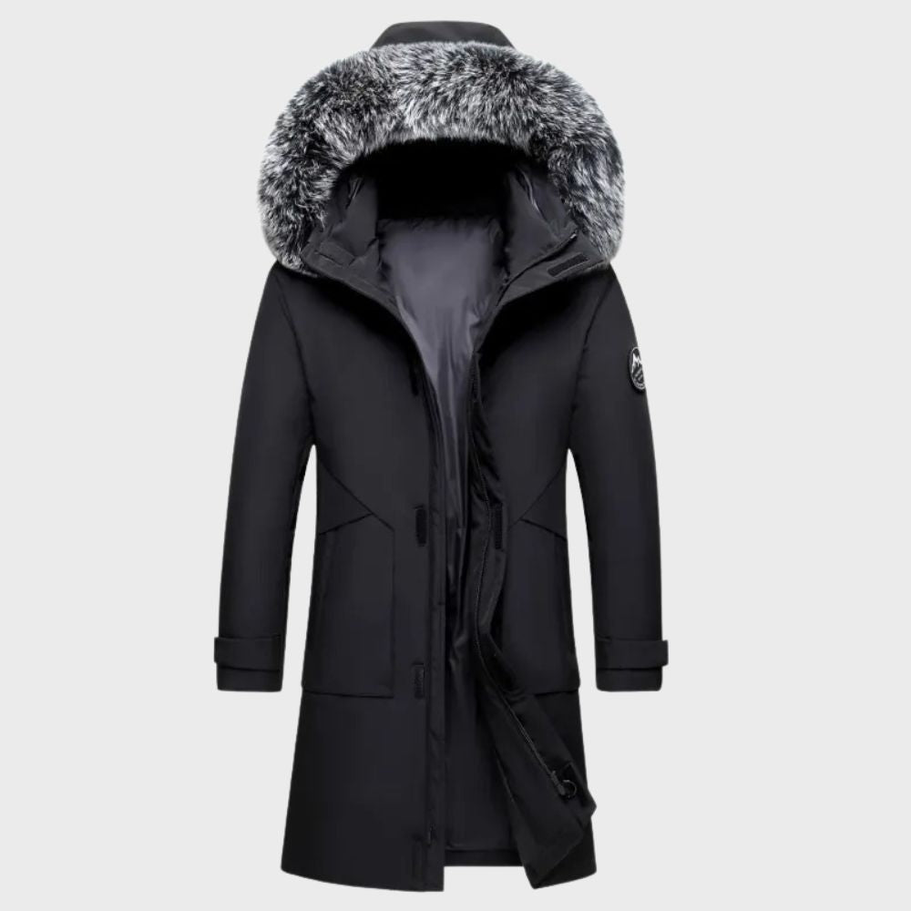 Warme Waterdichte Winterjas Dames Bontvoering