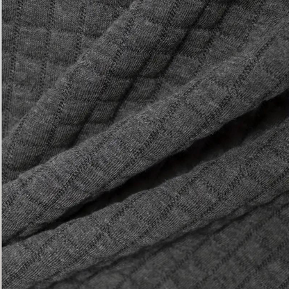 Poloshirt Wafelpatroon Contrastkleuren Mannen