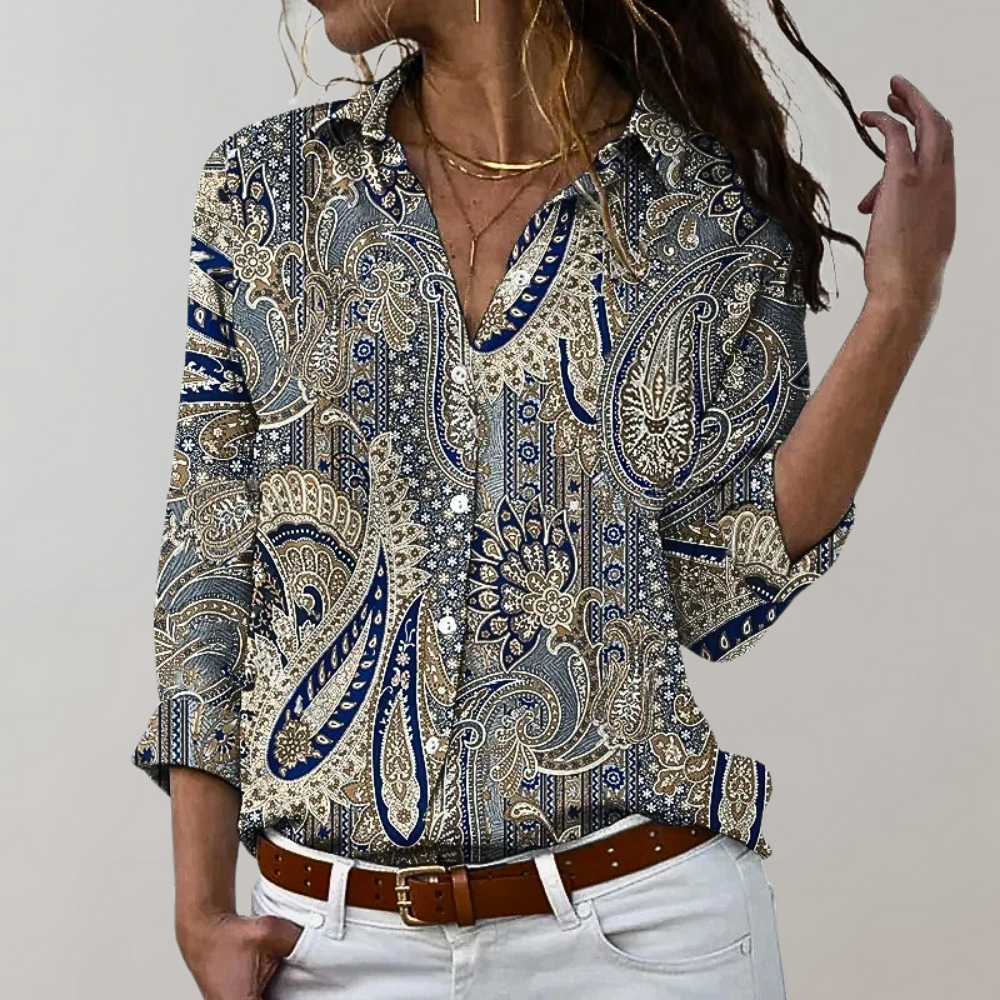 Dames Blouse Elegant Lumen Stijlvolle Vrouwelijke Tops - StudioMarella