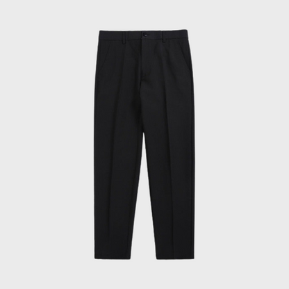 Heren Chino Broek Zwart Klassiek en Net