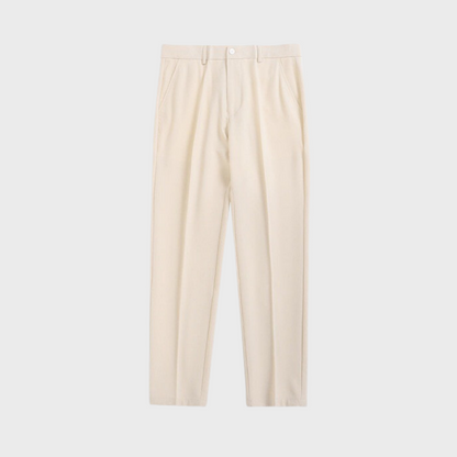 Heren Chino Broek Zwart Klassiek en Net