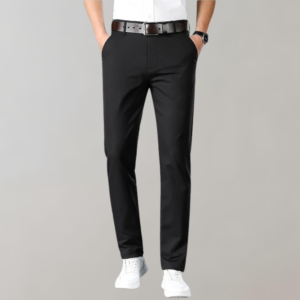Heren Chino Broek Donkergrijs SlimFit - StudioMarella