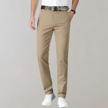 Heren Chino Broek Donkergrijs SlimFit