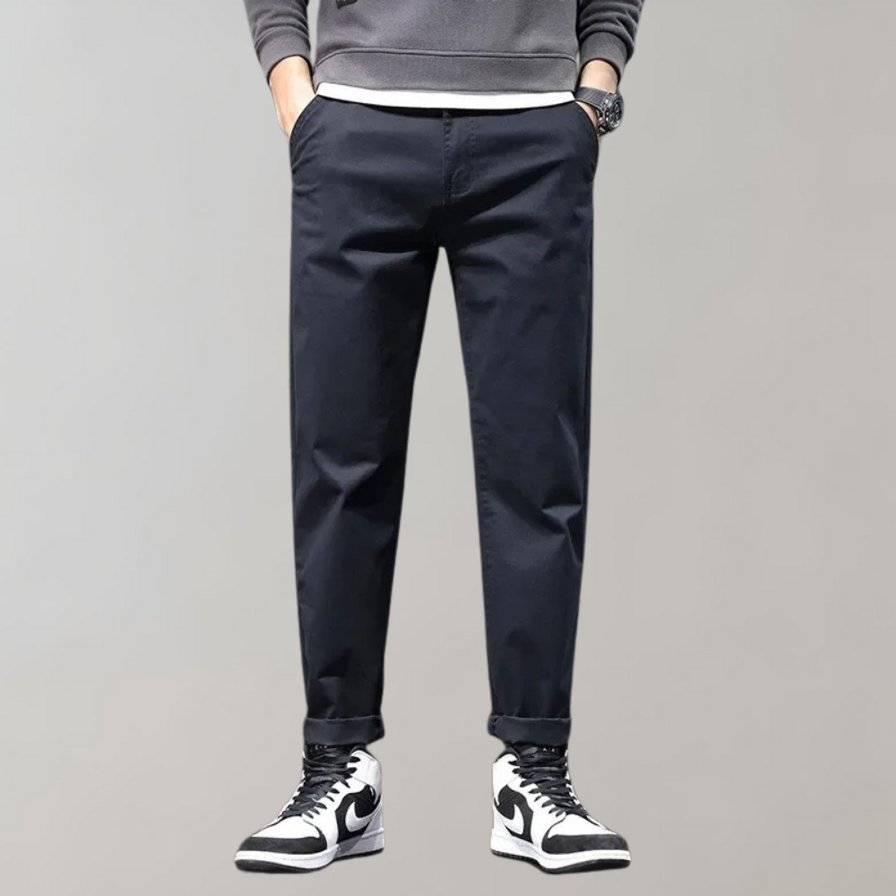 Heren Broek Slim Fit Casual Stijl → Heren Broek Slimfit Casual Mode