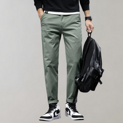 Heren Broek Slim Fit Casual Stijl → Heren Broek Slimfit Casual Mode