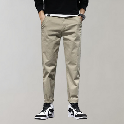 Heren Broek Slim Fit Casual Stijl → Heren Broek Slimfit Casual Mode