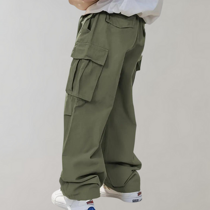 Heren Cargo Broek Ruime Zit Baggy Model Comfortabel