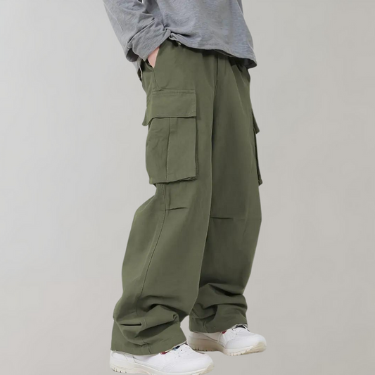 Heren Cargo Broek Ruime Zit Baggy Model Comfortabel - StudioMarella