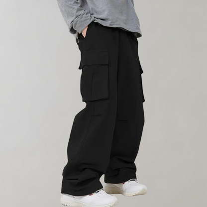 Heren Cargo Broek Ruime Zit Baggy Model Comfortabel