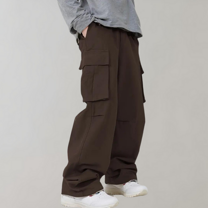 Heren Cargo Broek Ruime Zit Baggy Model Comfortabel