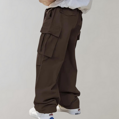Heren Cargo Broek Ruime Zit Baggy Model Comfortabel