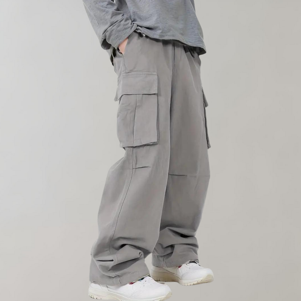 Heren Cargo Broek Ruime Zit Baggy Model Comfortabel