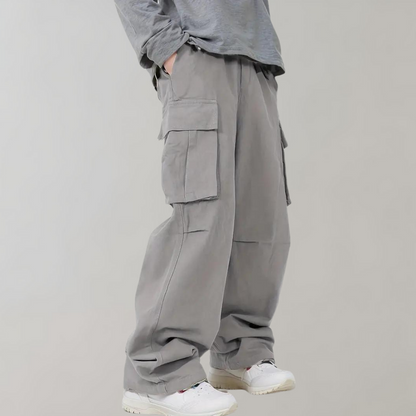Heren Cargo Broek Ruime Zit Baggy Model Comfortabel