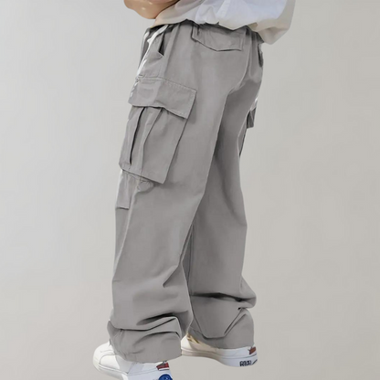 Heren Cargo Broek Ruime Zit Baggy Model Comfortabel