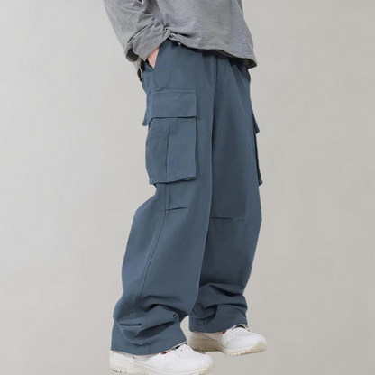 Heren Cargo Broek Ruime Zit Baggy Model Comfortabel