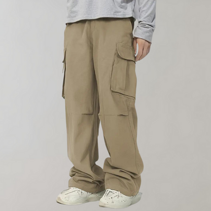 Heren Cargo Broek Ruime Zit Baggy Model Comfortabel