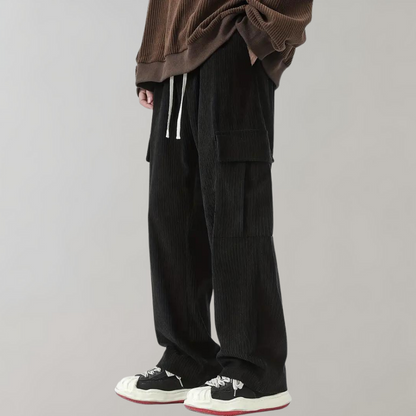 Heren Cargo Broek Comfortabele Losse Fit