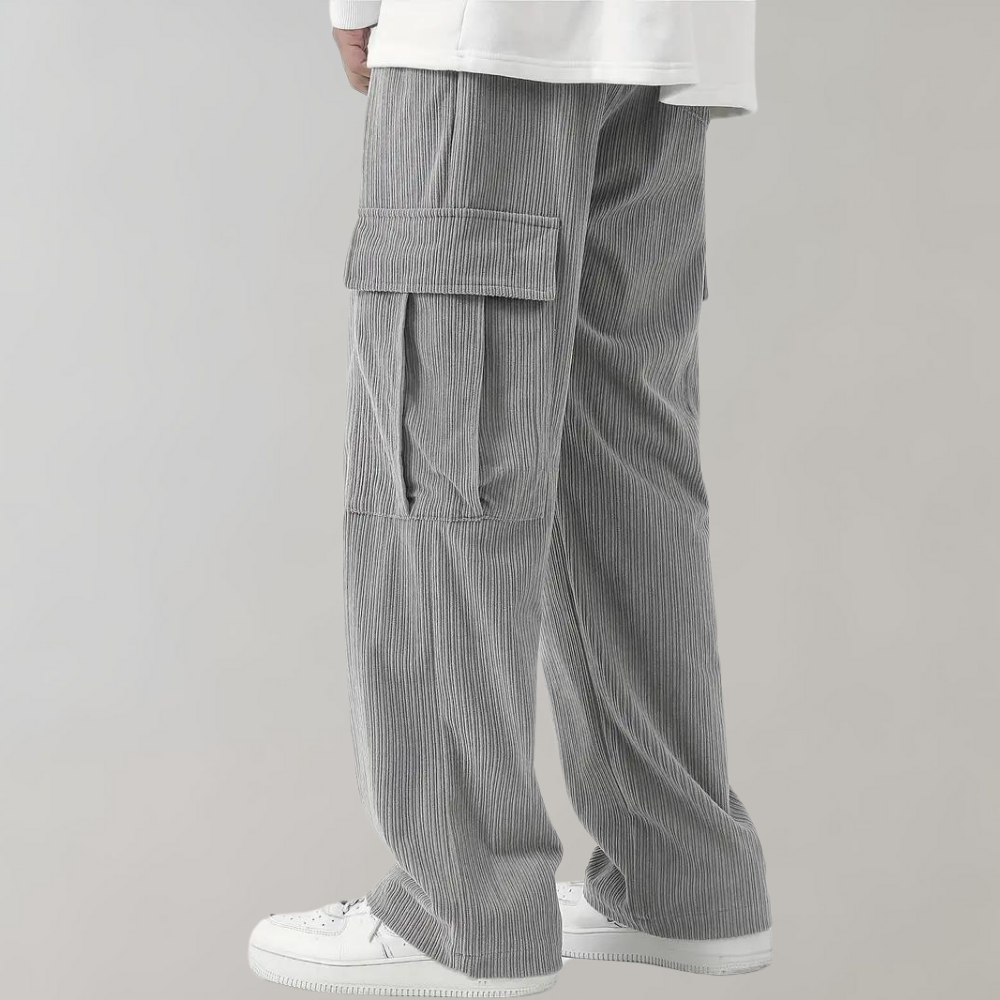 Heren Cargo Broek Comfortabele Losse Fit
