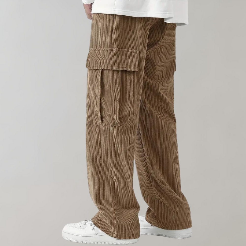 Heren Cargo Broek Comfortabele Losse Fit