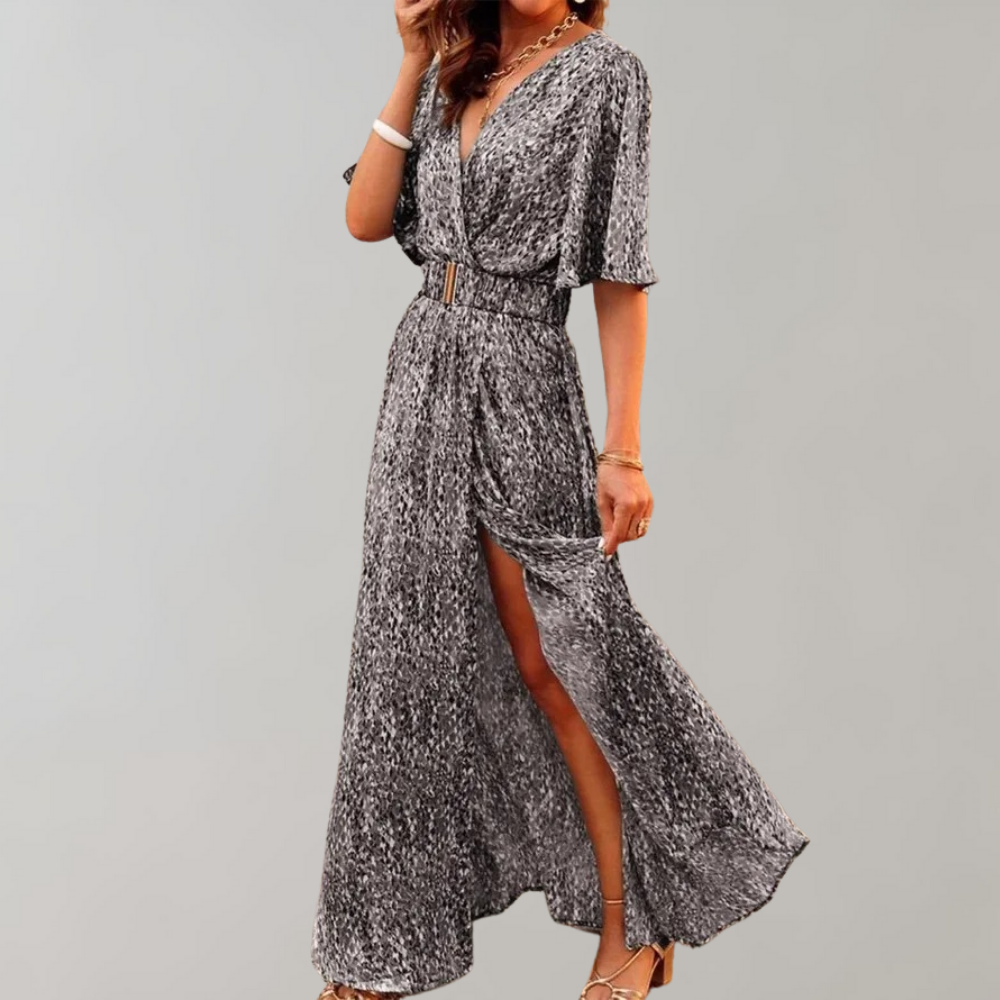 Zomerjurk Wikkeljurk Vrouw Maxi Jurk Zomerse Stijl - StudioMarella