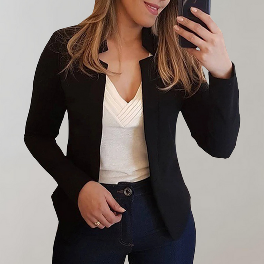 Dames Blazer Elegante Losse Jas Zonder Knopen → Dames Blazer Elegante Zomerjas voor Vrouw - StudioMarella
