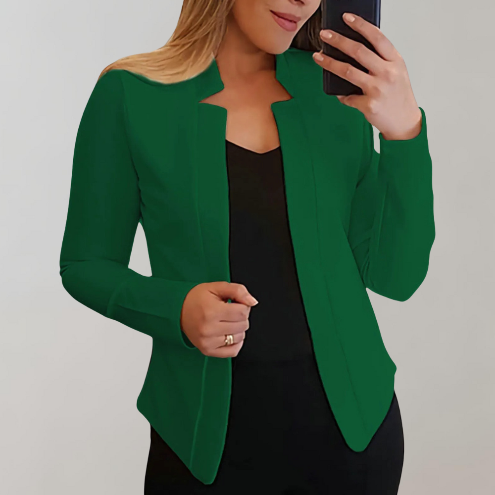 Dames Blazer Elegante Losse Jas Zonder Knopen → Dames Blazer Elegante Zomerjas voor Vrouw