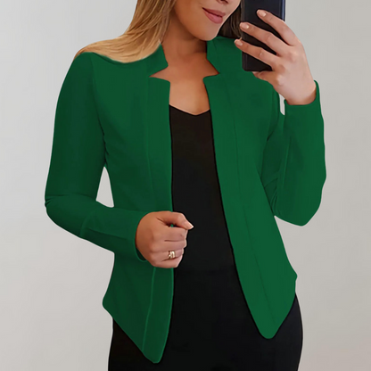 Dames Blazer Elegante Losse Jas Zonder Knopen → Dames Blazer Elegante Zomerjas voor Vrouw