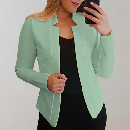Dames Blazer Elegante Losse Jas Zonder Knopen → Dames Blazer Elegante Zomerjas voor Vrouw