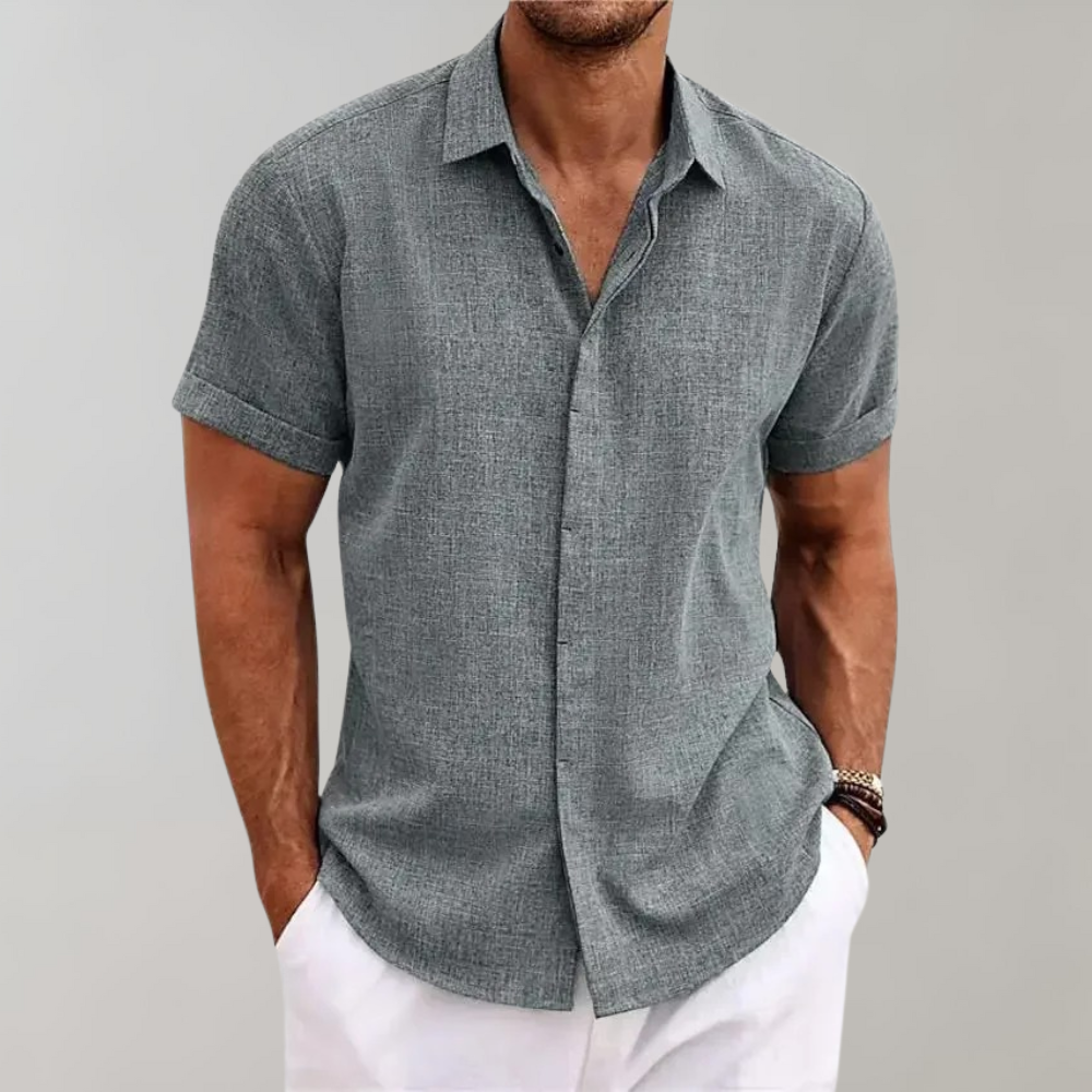 Lichtgewicht Overhemd Korte Mouwen Zomer Collectie - StudioMarella