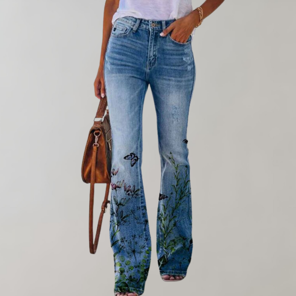 Elegante Wijdvallende Pantalon voor Vrouw