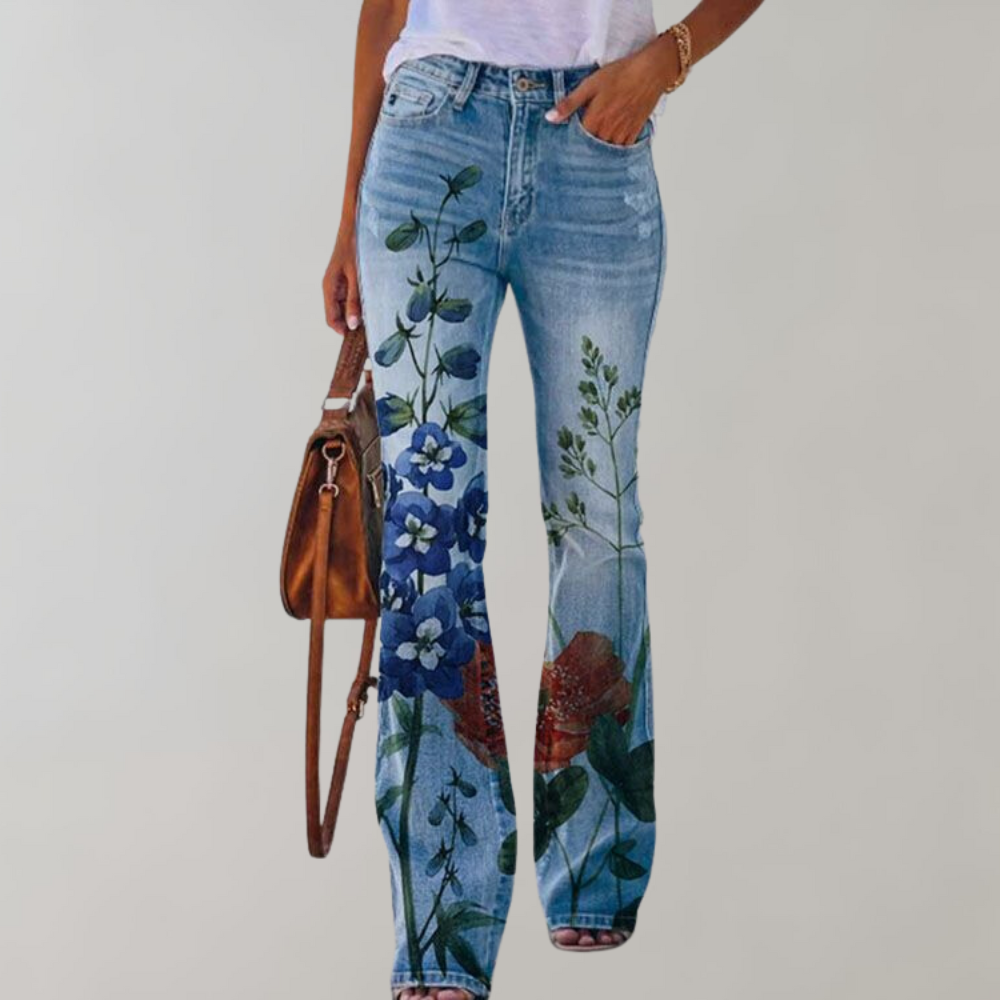 Elegante Wijdvallende Pantalon voor Vrouw
