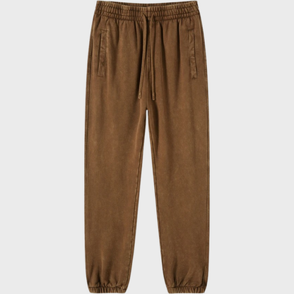 Zachte Joggingbroek Vintage Stijl Poppy Rood