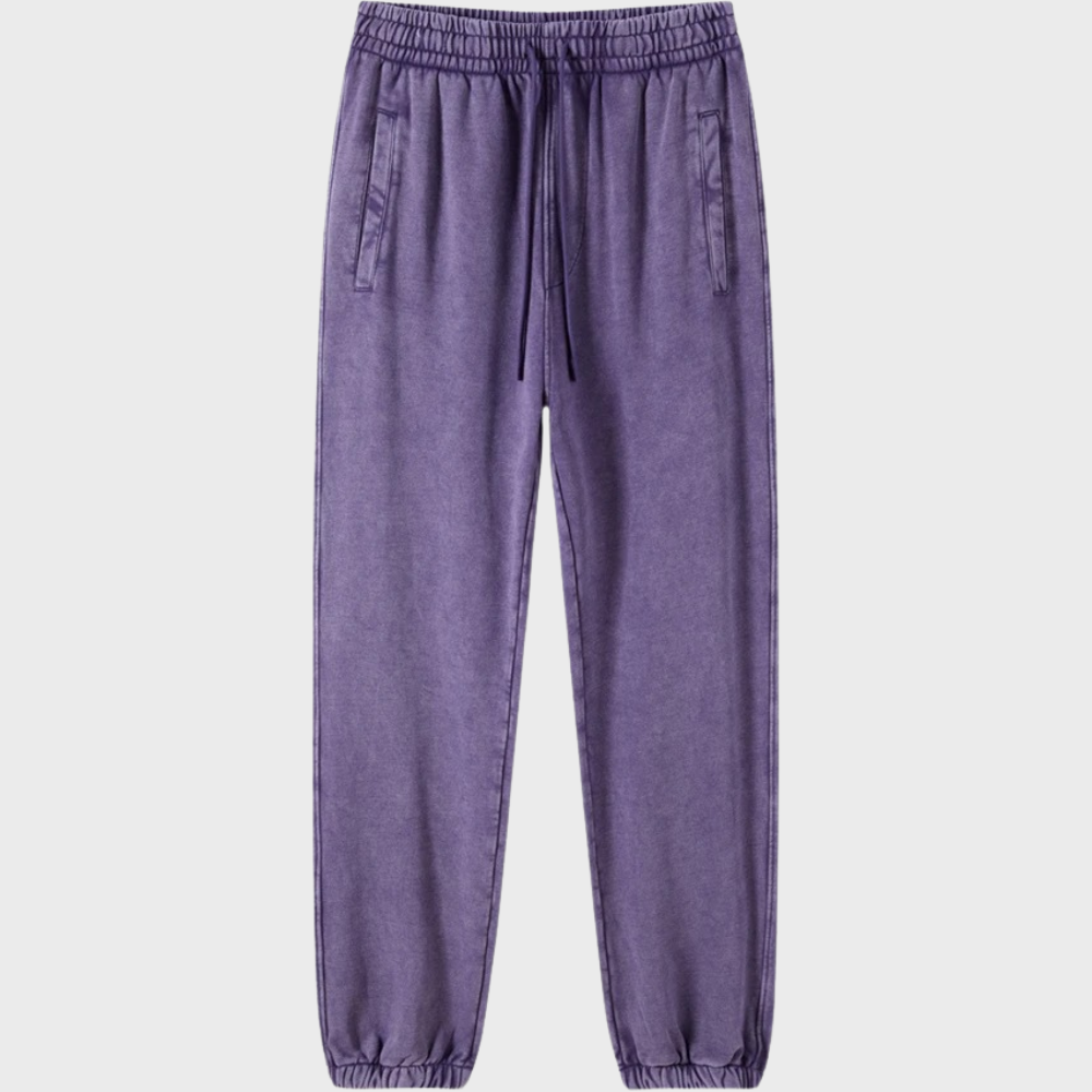 Zachte Joggingbroek Vintage Stijl Poppy Rood