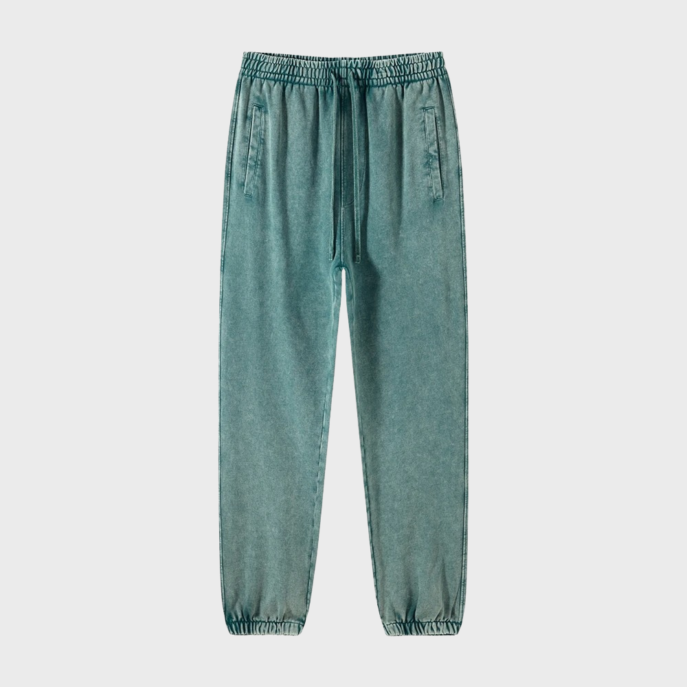 Zachte Joggingbroek Vintage Stijl Poppy Rood