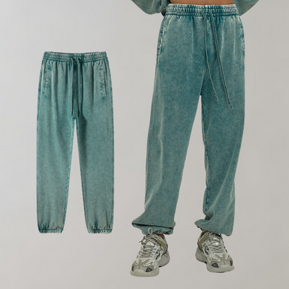 Zachte Joggingbroek Vintage Stijl Poppy Rood - StudioMarella
