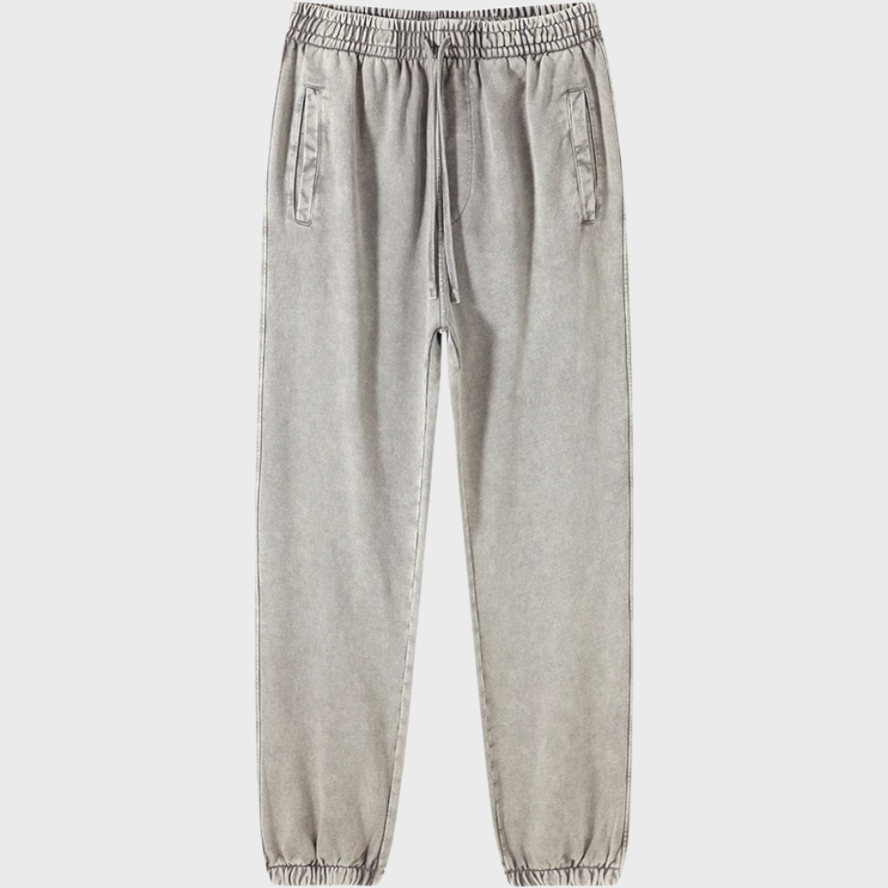 Zachte Joggingbroek Vintage Stijl Poppy Rood
