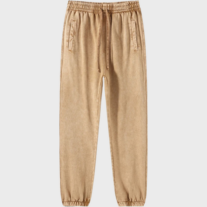 Zachte Joggingbroek Vintage Stijl Poppy Rood