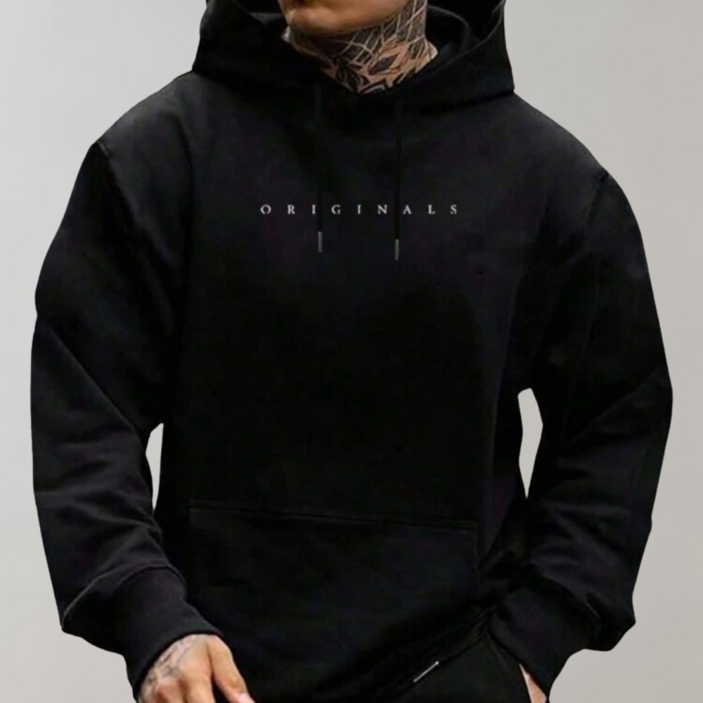 Heren Hoodie Loose Fit – Casual Sweatshirt met Minimalistisch Design