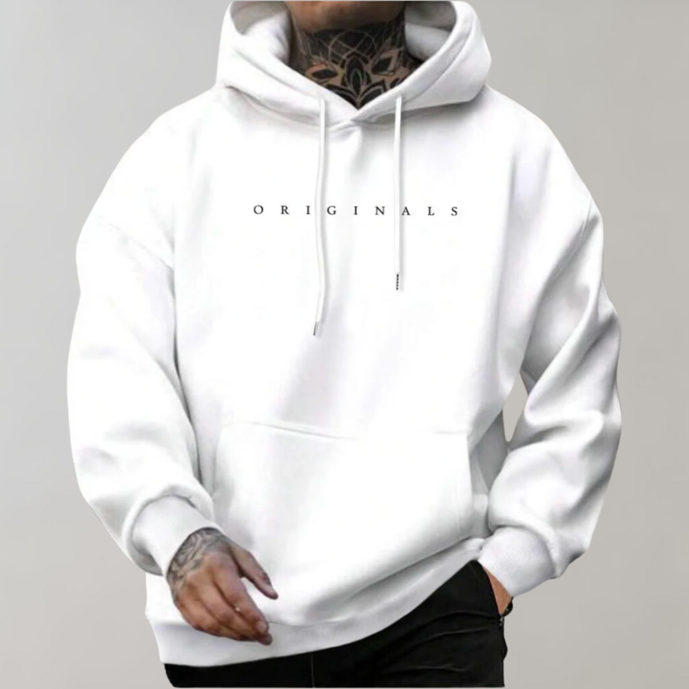 Heren Hoodie Loose Fit – Casual Sweatshirt met Minimalistisch Design