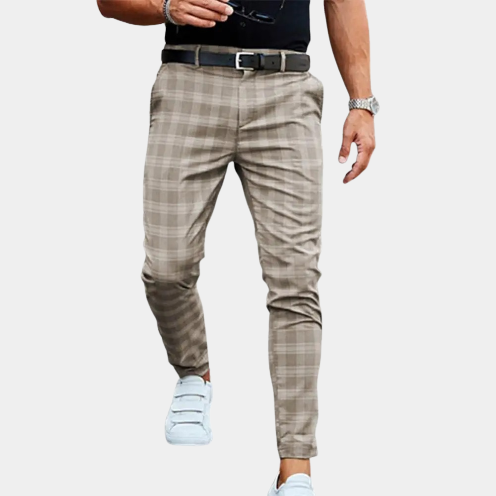 Geruite Broek Heren Comfortabel Modieus - StudioMarella