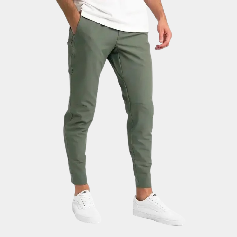 Herenbroek Elastisch Comfortabele Fit Stretch Stof