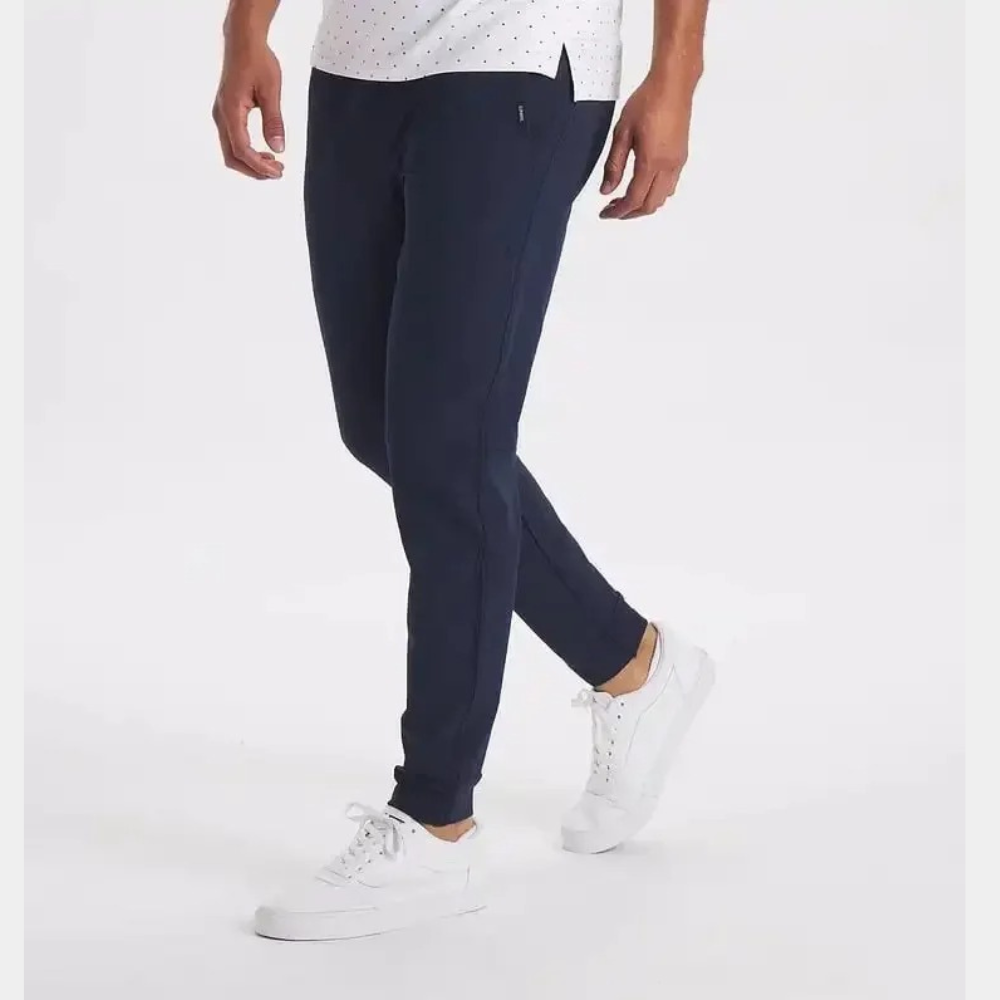 Herenbroek Elastisch Comfortabele Fit Stretch Stof