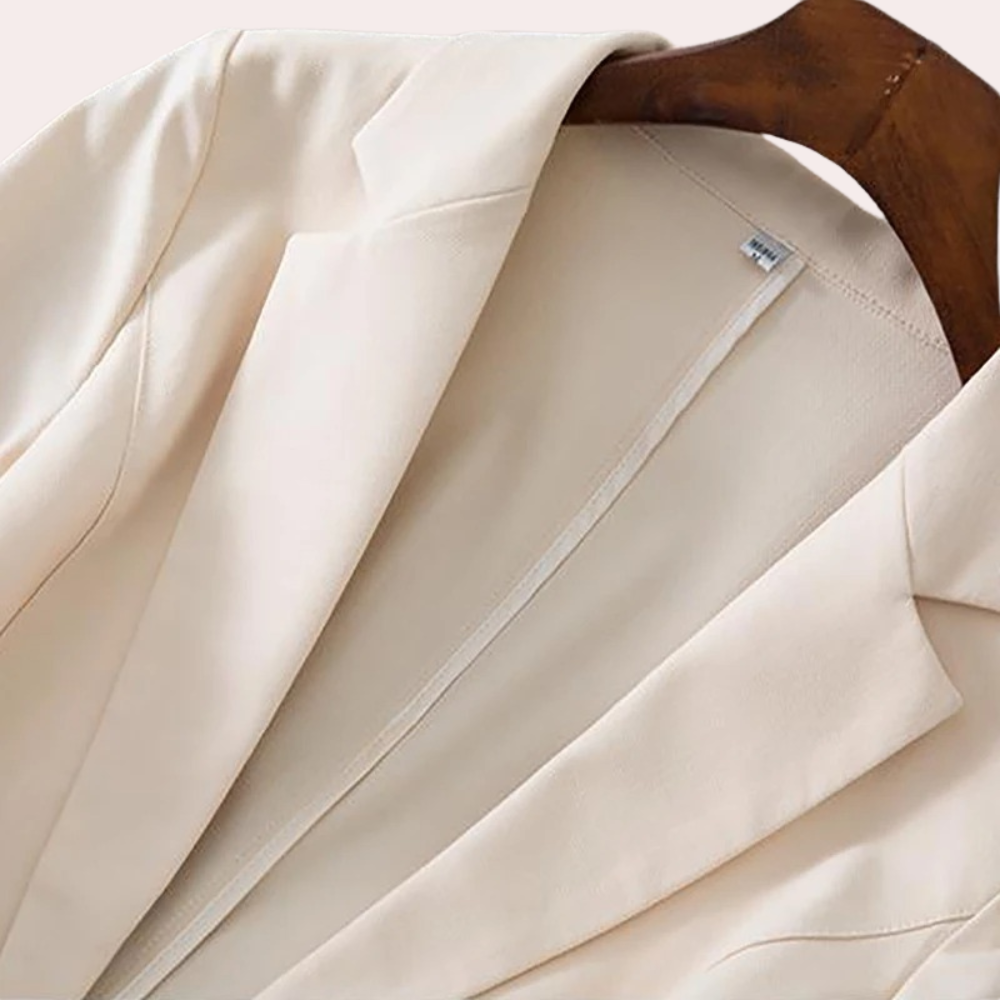 Dames Blazer Stijlvol Opgerolde Mouwen Modejasje