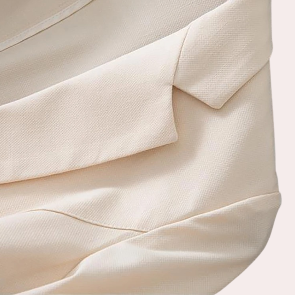 Dames Blazer Stijlvol Opgerolde Mouwen Modejasje