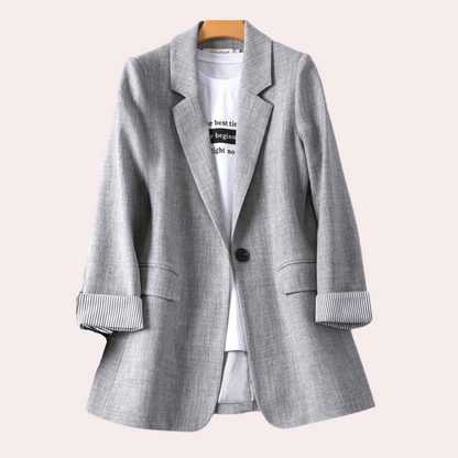 Dames Blazer Lange Mouw Casual Stijl