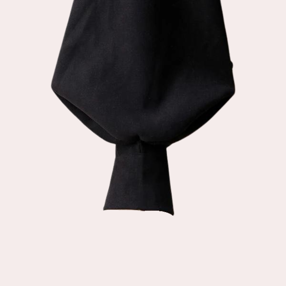 Dames Blouse Korte Pofmouwen Elegante Stijl