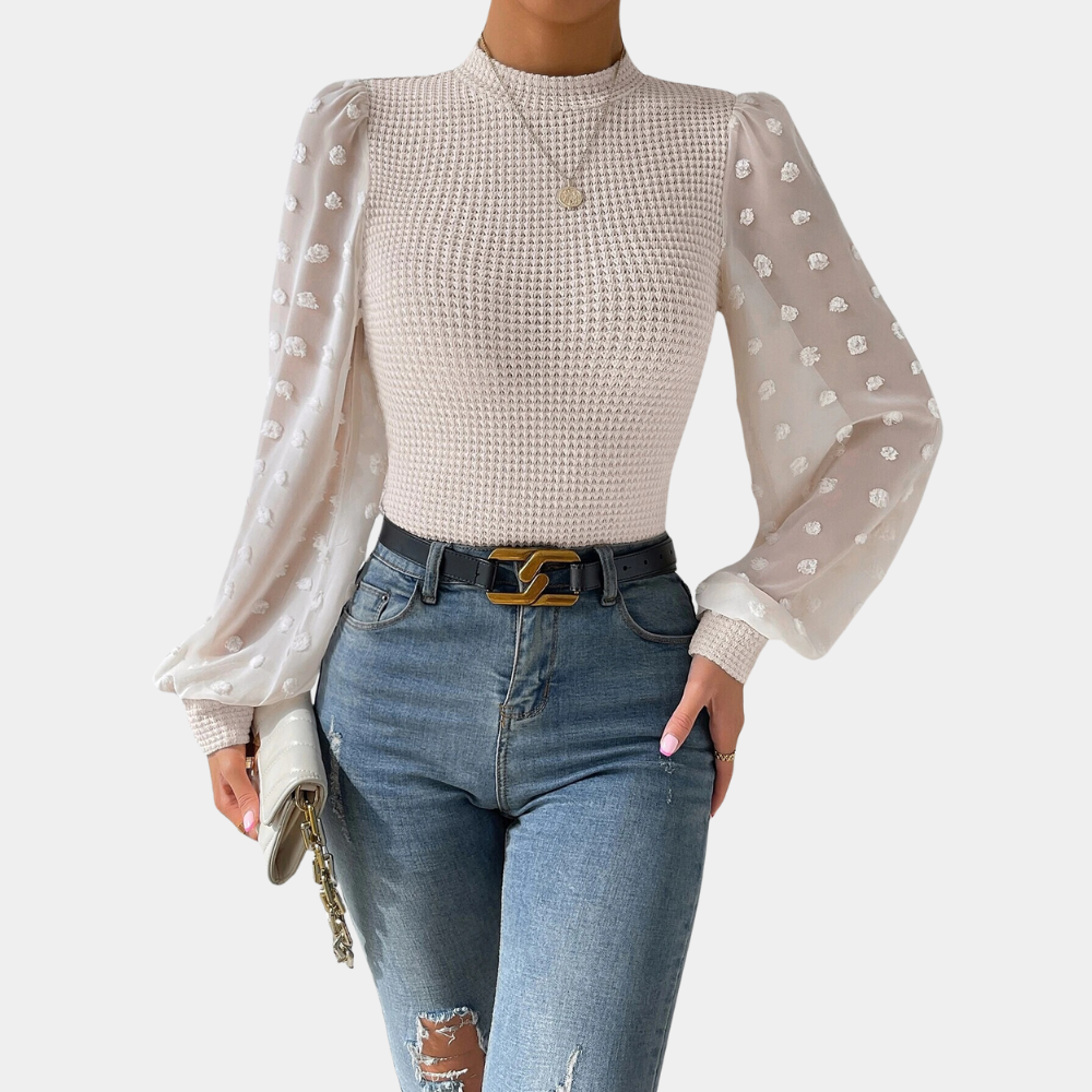 Dames Blouse Kanten Elegante Jurkstijl - StudioMarella
