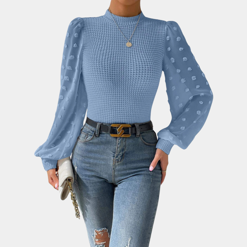 Dames Blouse Kanten Elegante Jurkstijl