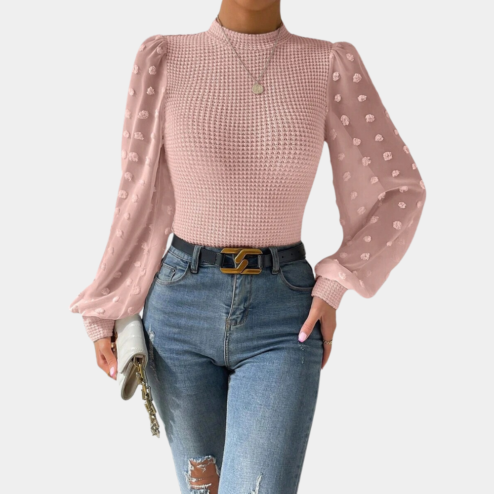 Dames Blouse Kanten Elegante Jurkstijl