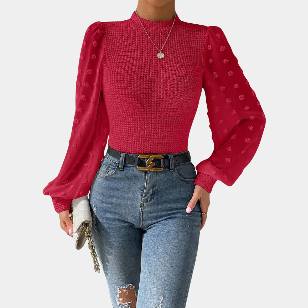 Dames Blouse Kanten Elegante Jurkstijl